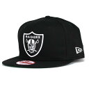 ＼本日限定クーポン利用で5 OFF／ NEWERA キャップ メンズ ニューエラ new era 9FIFTY オークランド レイダース ブラック×スノーホワイト NFL baseball cap