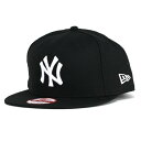 12336621 NEWERA キャップ メンズ NEWERA ニューエラ new era 9FIFTY ニューヨーク・ヤンキース ブラック×スノーホワイト MLB 