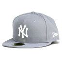 NEWERA キャップ メンズ ニューエラ new era 59FIFTY ニューヨーク・ヤンキース グレー スノーホワイト MLB [ baseball cap ]