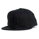 ＼本日限定クーポン利用で5 OFF／ 12336664 NEWERA キャップ メンズ ニューエラ new era 59FIFTY ニューヨーク ヤンキース ブラック×ブラック MLB baseball cap