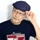 デニム ハンチング メンズ 帽子 日本製 ハンチング 無地 シンプル コットン素材 カジュアル 紳士帽子 サイズ調整可能 Mサイズ Lサイズ キャップ 紺 ネイ...