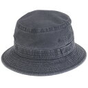 【告知◇クーポン利用で10%OFF】 ハット メンズ 春夏 小さいサイズ 大きいサイズ stetson ウォッシュドコットン サハリハット ステットソン 帽子 日本製 折りたたみ可 サファリハット 手洗い可 バケットハット S M L LL 3L 4L 5L サイズ豊富 黒 ブラック stetson