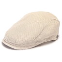 \最終▽全品10%OFFクーポン/ ハンチング 帽子 メンズ 春夏 ハンチング帽 メンズ 大きいサイズあり コットン ニット 細身シルエット 手洗い可 ベージュ 父の日 ivy cap STETSON ステットソン