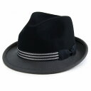\期間限定▽10%OFFクーポン対象/ フェルトハット メンズ LTC KennyK 中折れ 帽子 秋冬 ハット 2トーン フェドラ ウール100% ソフトハッ...