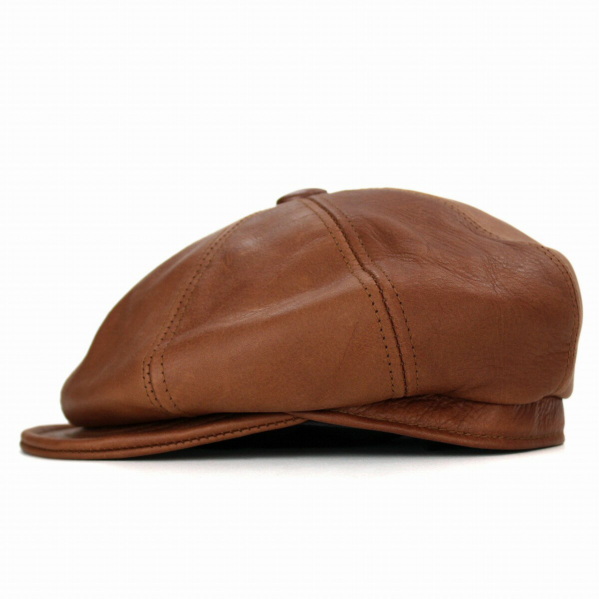 ＼本日限定クーポン利用で10 OFF／ ニューヨークハット キャスケット レザー 本革 ヴィンテージレザー NEW YORK HAT Vintage Leather Spitfire ブランデー Brandy