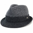 ハット メンズ 秋冬 ステットソン バスク マニッシュ ハット 日本製 stetson 中折れハット レディース 秋冬 毛混 大きいサイズ 紳士 中折れ帽 M L XL LL チャコール グレー stetson 帽子通販 男性 帽子 クリスマス ギフト プレゼント 父の日 [ fedora ]