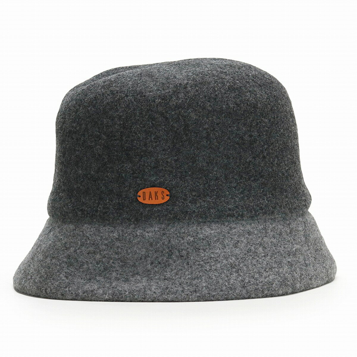 ダックス ハット クロッシェ レディース DAKS 帽子 ウール素材 ミセスバスク ブランド 送料無料 日よけ 日本製 秋冬 フェルト 折りたたみ可 婦人帽 ブリティッシュブランド ウール100% フェルト素材 チャコール［ hat ］男性 クリスマス プレゼント 帽子