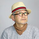 \本日▽全品10%OFFクーポン/ ミラショーン ストローハット メンズ リボン mila schon 中折れハット ペーパー ブレード レマン型 中折れ帽 紳...