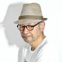 \期間限定▽10%OFFクーポン対象/ ハット メンズ リネン100% 涼しい stetson 帽子 スーツストライプ柄 リネン 春 夏 ステットソン中折れ帽 ...