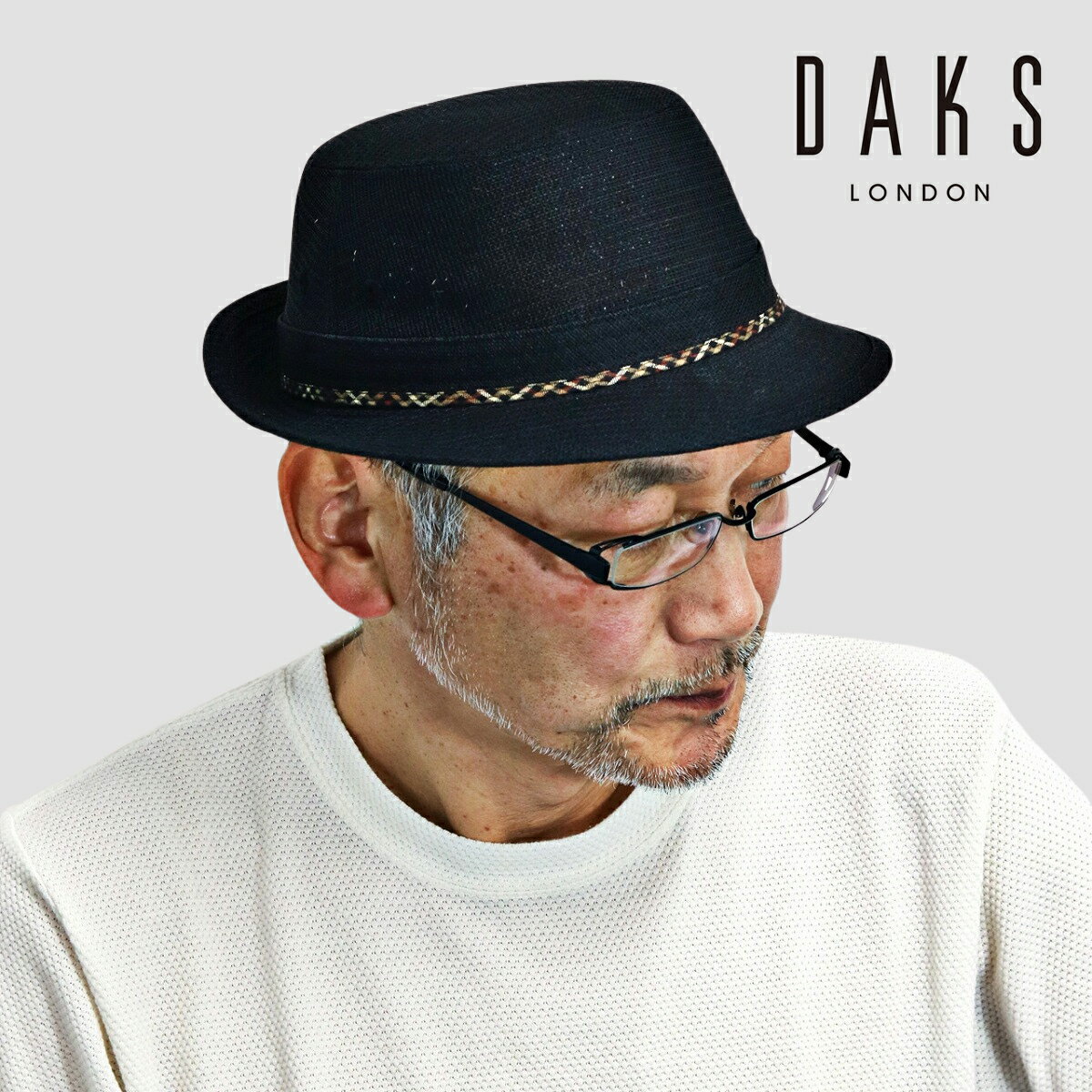 【本日限定◇クーポン利用で全品10％OFF】 帽子 メンズ ハット DAKS アルペンハット ブランド帽子 メッシュ 日よけ ブラック 40代 50代 60代 70代 ファッション 紫外線対策 日焼け防止 日よけ帽子 黒 メンズ帽子 メンズハット 紳士帽子 プレゼント 父親 誕生日