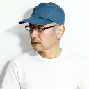 \期間限定▽10%OFFクーポン対象/ ノックス デニム風 キャップ 春 夏 手洗い可 ロゴキャップ コットン メンズ 2パネル メッシュ 帽子 日本製 シンプ...