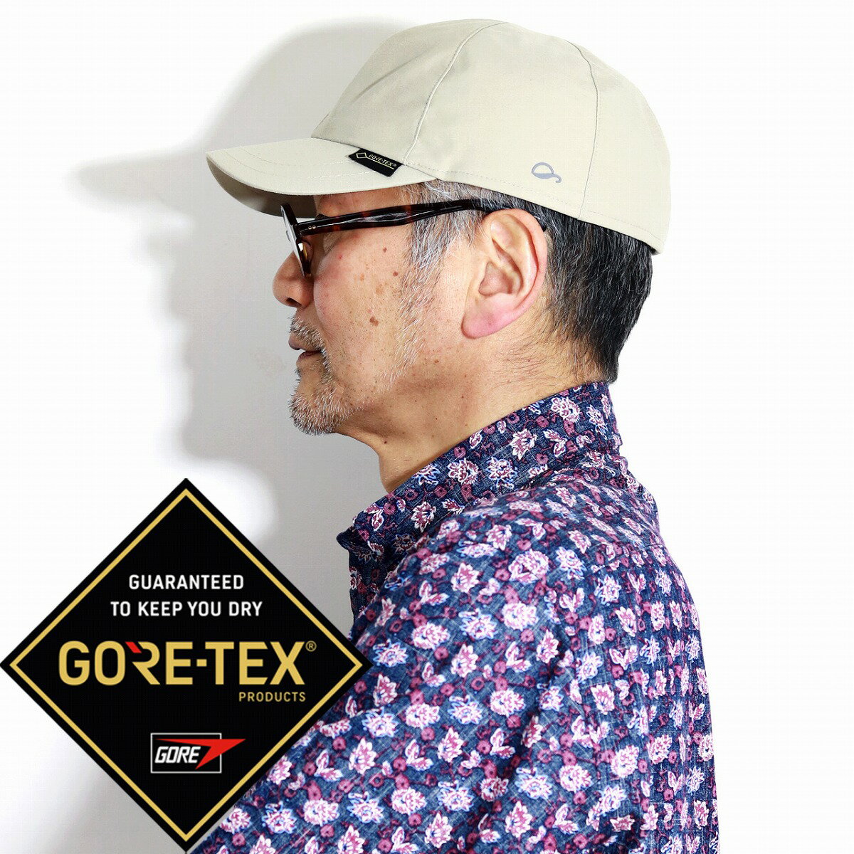 ＼本日限定クーポン利用で10%OFF／ Gottmann ゴアテックス キャップ メンズ 帽子 オールシーズン 6方キャップ GORE-TEX 大きいサイズ 春 夏 秋 冬 ゴットマン 帽子 CAP メンズ 58cm 60cm 62cm 64cm ブルガリア製 / ライトベージュ 父の日 ギフト プレゼント 帽子通販 男性