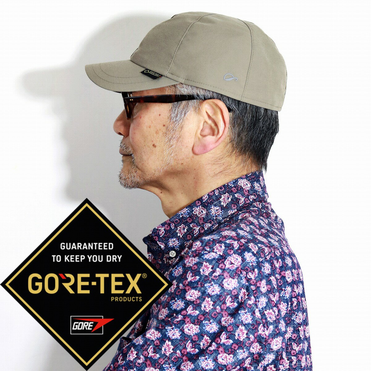 ＼本日20時～6時間限定20%OFFクーポン対象／ アウトドア キャップ メンズ GORE-TEX Gottmann 帽子 オールシーズン 6方キャップ 大きいサイズ 春 夏 秋 冬 ゴットマン 帽子 CAP メンズ 58cm 60cm 62cm 64cm ブルガリア製 / カーキ 父の日 ギフト プレゼント 帽子通販 男性