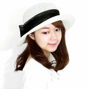 春 夏 レディース 帽子 リボン シナマイ GALLIANO