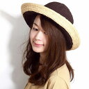 \最終6時間限定▽SALE終了まで20%OFFクーポン対象/ ハット つば広 レディース 帽子 UVカット 紫外線カット ラフィアハット SCALA ドーフマン...