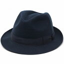 \期間限定▽10%OFFクーポン対象/ ウール ハット 中折れ 帽子 メンズ 秋冬 ユニセックス グログランリボン ピンストライプ マツイ 日本製 高品質 帽子...