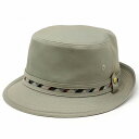 \本日▽全品10%OFFクーポン/ 帽子 ハット メンズ ダックス シンプル アルペンハット コットン 日本製 おしゃれ DAKS チェック ベージュ 送料無料...