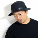 ハット メンズ 帽子 ブランド 日本製 ノックス ポークパイハット 黒 コットン 麻 大きいサイズ 春夏 日除け オールシーズン アウトドア KNOX 帽子 リ...