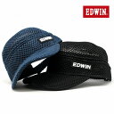 ワークキャップ メンズ EDWIN メッシ