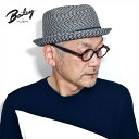 メンズ 帽子 大きいサイズ ベイリー ストローハット ペーパーブレード 春 夏 Bailey 中折れ 涼しい 海外ブランド ハット 紳士 M L XL マルチカラー 帽子 グレー チャコール グレー 父の日 ギフト プレゼント ラッピング無料 paper hat fedora