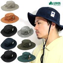 ロゴス ハット メンズ アドベンチャーハット レディース ハイキング 帽子 トレッキング ハット キャンプ 撥水加工 帽子 カモフラージュ サファリハット ブラ...