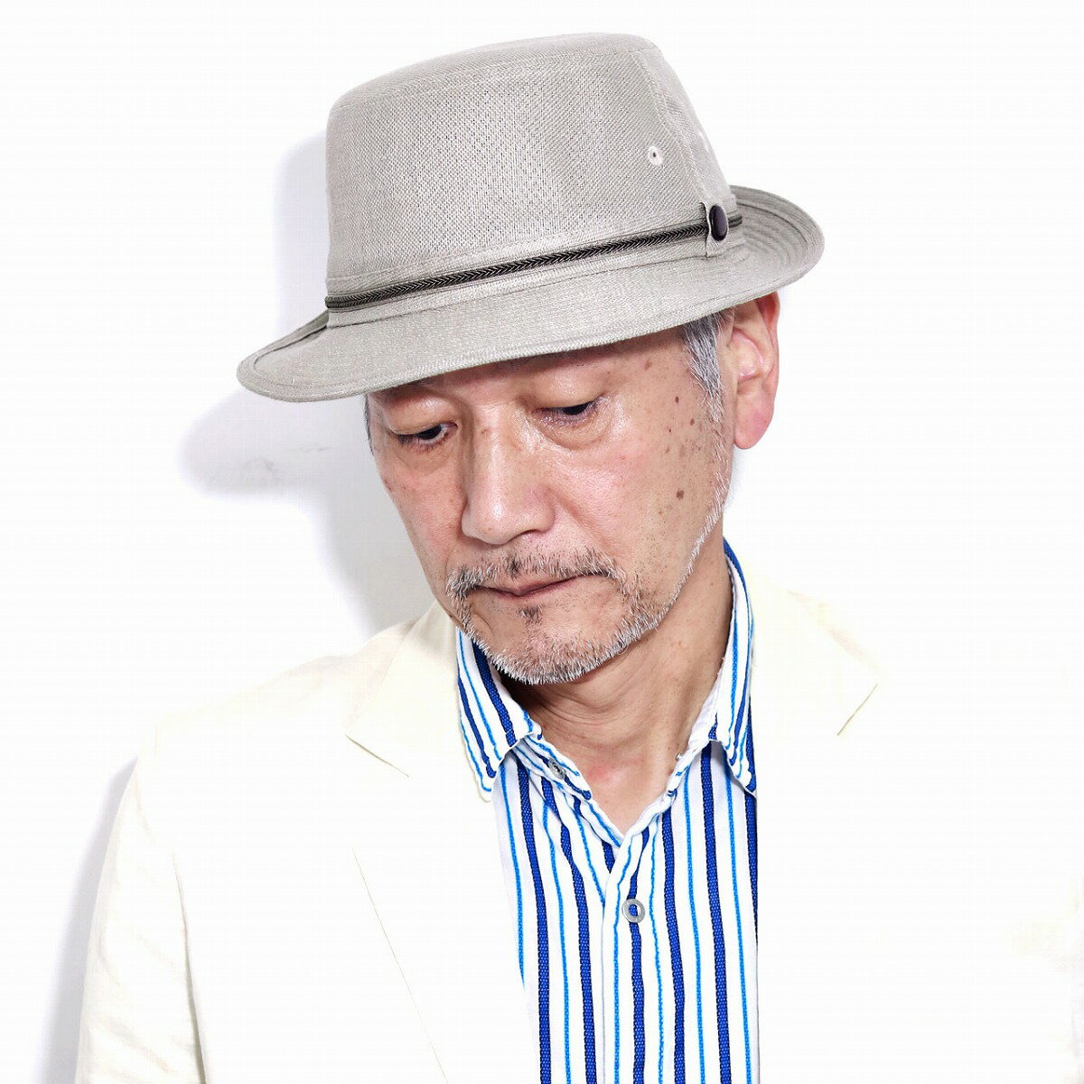 ステットソン 帽子 メンズ アルペンハット メンズ 大きいサイズ サイズ調整可 stetson 帽子 ブランド ステットソン アルペン帽 春夏 麻100% 日本製 定番デザイン ハット お洒落 大人 ファッション STETSON グレー stetson 帽子 通販 父の日 ギフト 誕生日 プレゼント ギフト包装無料 敬老の日