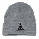 HUF ニット帽 メンズ HUF ESSENTIALS TT BEANIE ハフ ニットワッチ 防寒 ビーニー ロゴ おしゃれ ブランド 帽子 秋 冬 ニット帽子 フリーサイズ / グレー 小物 ブランド 誕生日 ギフト クリスマス プレゼント ラッピング無料 20代 30代 40代 ファッション beanie cap