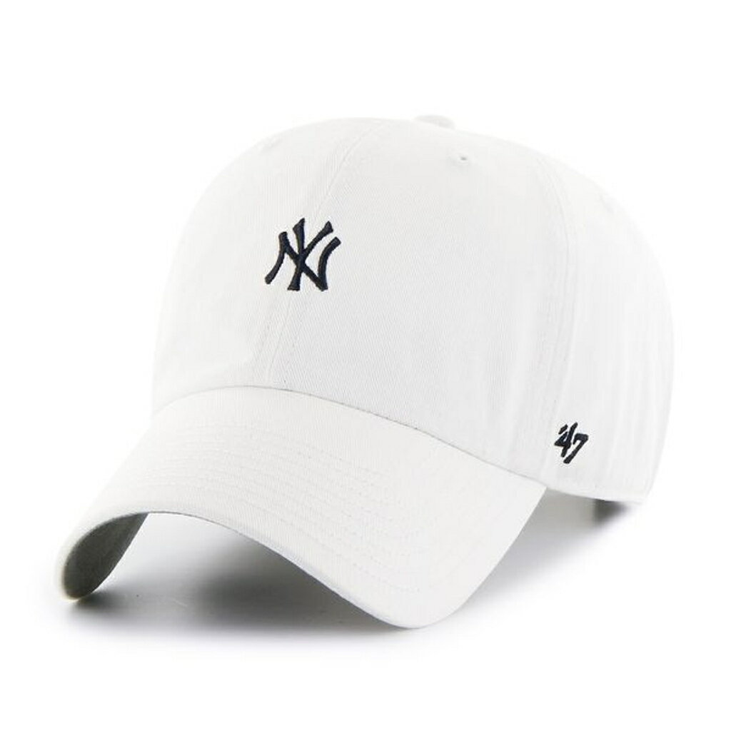 47brand 47å ꡼ʥå եƥ֥ å  ȥ꡼ȷ ֥ Yankees Baserunner '47 CLEAN UP White ۥ磻 10 20 30 եå ꥹޥ ץ쥼 ե  [ baseball cap ]