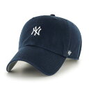 Lbv Y uh 47brand Xq N[ibv j[[NL[X x[X{[Lbv tH[eB[Zu uh Lbv Yankees Baserunner '47 CLEAN UP Navy  lCr[ NX}X Mtg bsO [ baseball cap ]