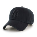 47brand N[ibv tH[eB[Zu uh Lbv Yankees Black Tonal '47 CLEAN UP I[ubN