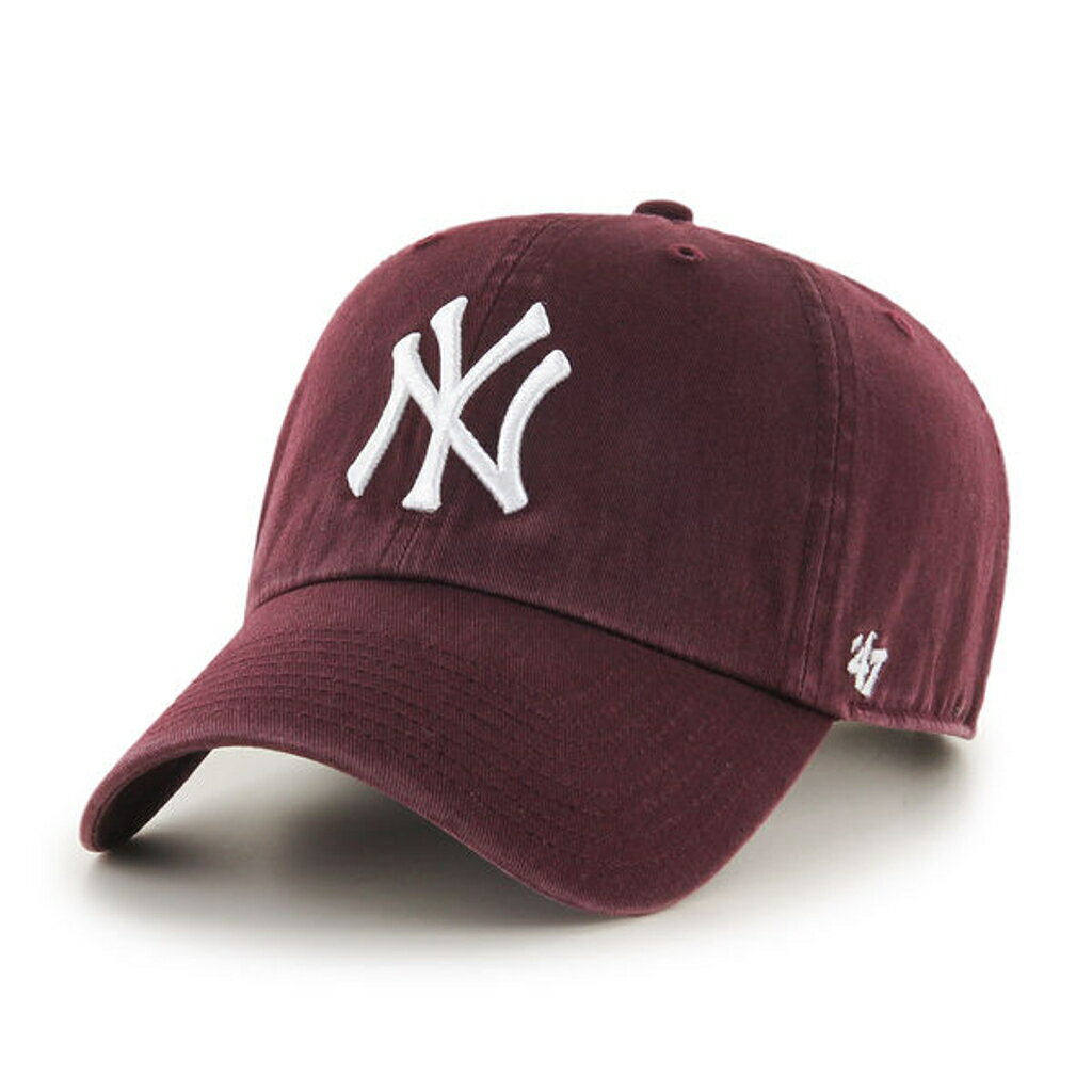 47brand 47キャップ クリーンナップ フォーティーセブン ブランド キャップ Yankees '47 CLEAN UP Dark Maroon ダークマルーン