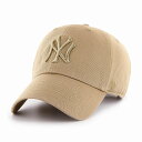 ＼本日クーポン利用で5%OFF／ 47brand クリーンナップ フォーティーセブン ブランド キャップ Yankees Tonal '47 CLEAN UP Khaki カーキ