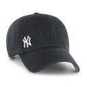 47brand キャップ メンズ ニューヨーク ヤンキース 帽子 クリーンナップ フォーティーセブン ブランド キャップ Yankees Suspense 039 47 CLEAN UP 黒 ブラック クリスマス プレゼント ギフト包装無料 baseball cap