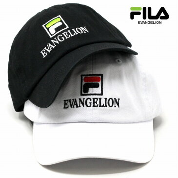 キャップ FILA HERITAGE LINE キャップ エヴァンゲリオン コラボ 帽子 メンズ レディース 春 夏 エヴァ アニメ 初号機 2号機 フィラ ヘリテージライン ロゴキャップ eva キャップ コットン100% ランニング スポーツ