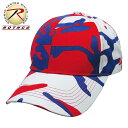 ROTHCO [ XR ] [vt@C Lbv - Red/White/Blue Camo  Y fB[X Xq BBLbv 傫TCY x[X{[ Low Profile Cap BALL TWILL LP CAP xN J[u co Ȃ  Jt  AEghA O O St gR[