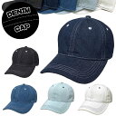 【ネコポス対応】畳める デニム ソフト キャップ Denim Soft Cap メンズ レディース 帽子 大きい ビッグ 深め サイズ カーブ 曲がった つば バイザー フリー 無地 ソリッド 日除け 熱中症 対策 屋外 アウトドア キャンプ ベースボール プロファイル Profile 日常 普段 使い