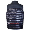 ・カステルバジャック ライト ダウンベスト(紺)25-26新作 秋冬 メンズ 家紋&ロゴ バックプリント UV 撥水 軽量 ゴルフ L(48) LL(50) 【ギフト包装無料】CASTELBAJAC v-7235417-102-59