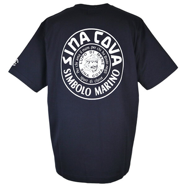乐天商城 - ・シナコバ 半袖Tシャツメンズ 春夏 定番バックプリント　丸首（クルーネック）【M】【L】【LL】 【ギフト包装無料】 SINA COVA 日本製 ht10000540-29