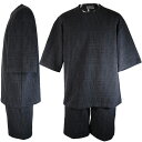 ・30%OFFサンタフェ 上下セット2025新作 春夏 メンズロゴ柄 丸首 五分袖Tシャツ+ショートパンツ LL(50)/3L(52)/4L(54)【ギフト包装...