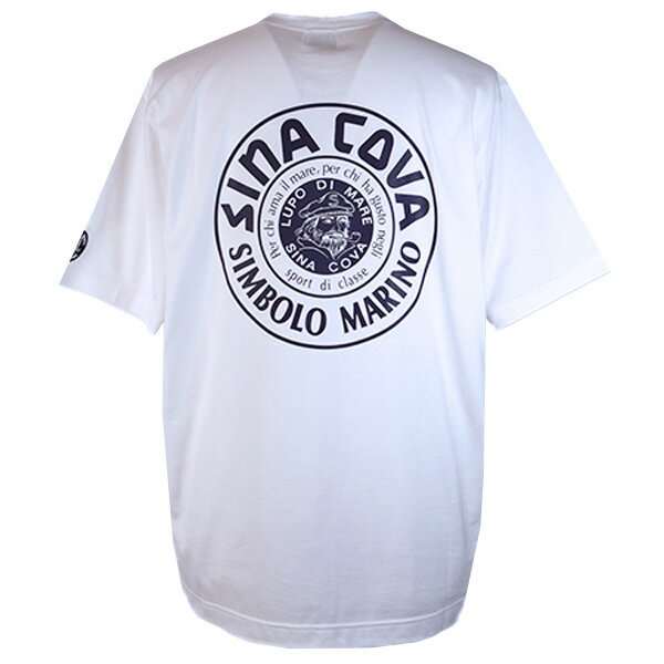 乐天商城 - ・シナコバ 半袖Tシャツメンズ 春夏 定番バックプリント　丸首（クルーネック）【M】【L】【LL】 【ギフト包装無料】 SINA COVA 日本製 ht10000540-10