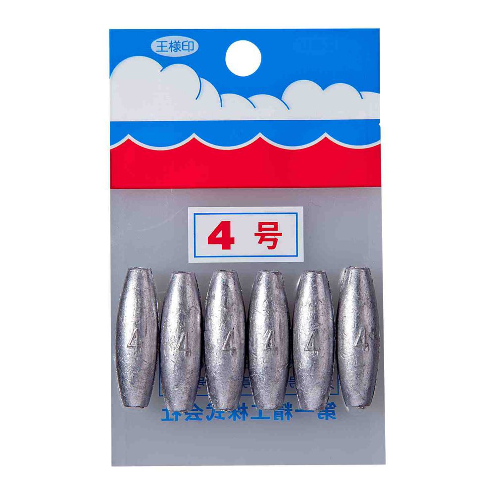 乐天商城 - パックオモリ（小袋入）長型 【4号】 第一精工