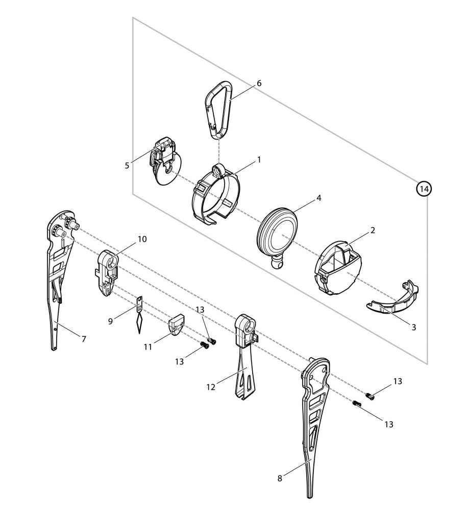 【部品】 ボディーA BK (39756) パーツNo.1 [第一精工 ピッカーズEX ブラック]