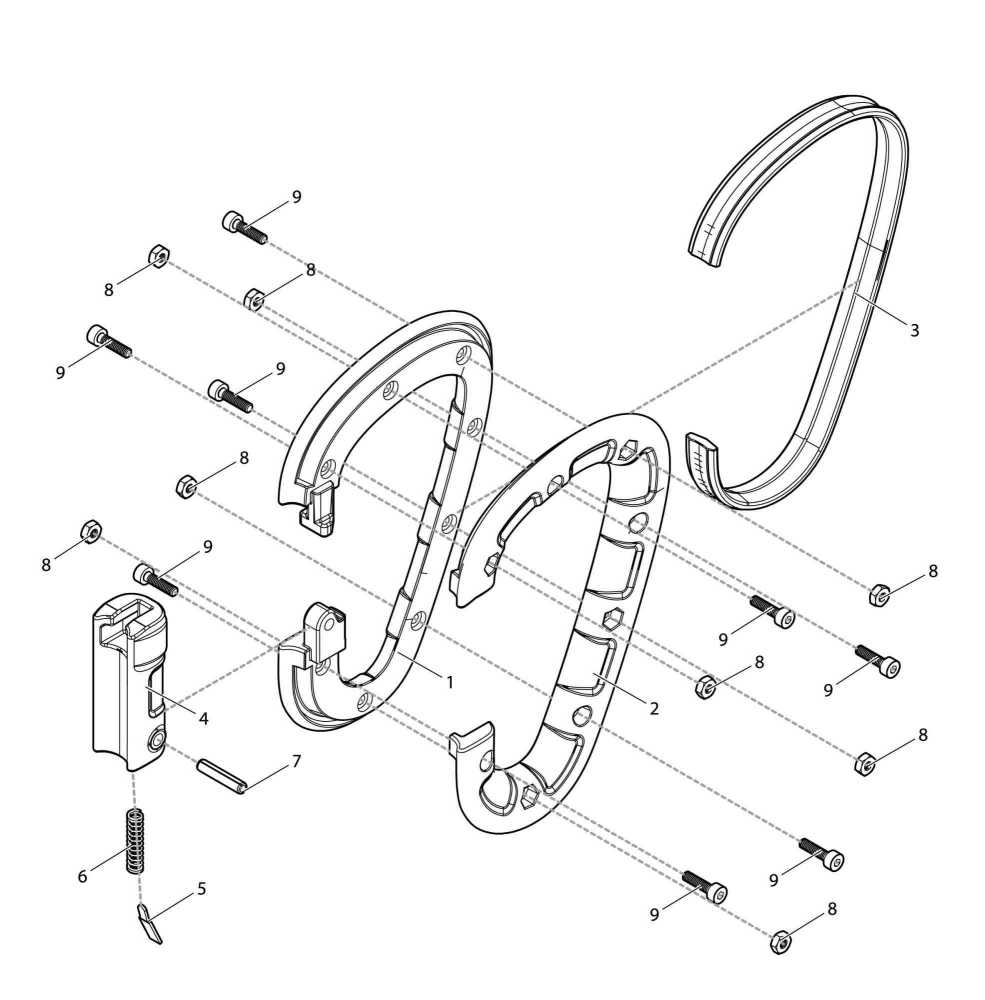 Rakuten - 【部品】 キャップボルトM2x8 (59181) パーツNo.9 [第一精工 カラビナキッター ブラック]