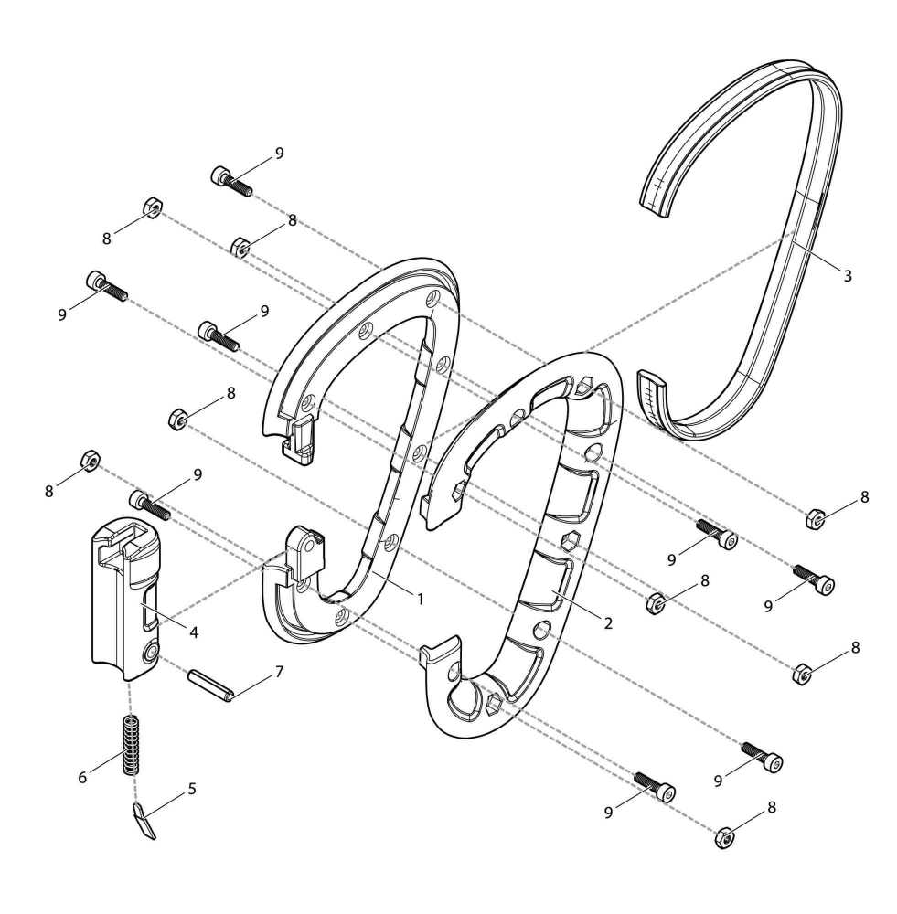 Rakuten - 【部品】 ボディーA DE (39177) パーツNo.1 [第一精工 カラビナキッター ダークアース]