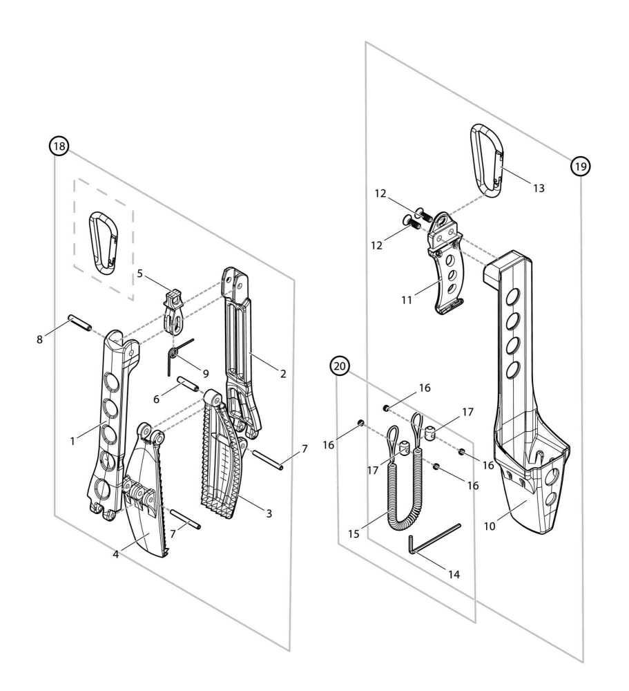 【部品】 アルミパーツ MC (39458) パーツNo.17 [第一精工 ワニグリップエアー＋ホルスター]