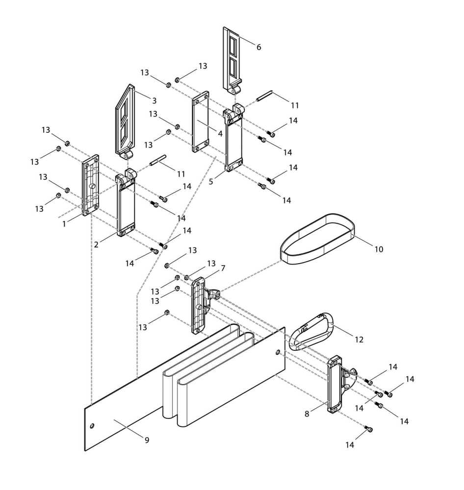 【部品】 カラビナ大 YE (39254) パーツNo.12 [第一精工 ノギスケール 65イエロー]