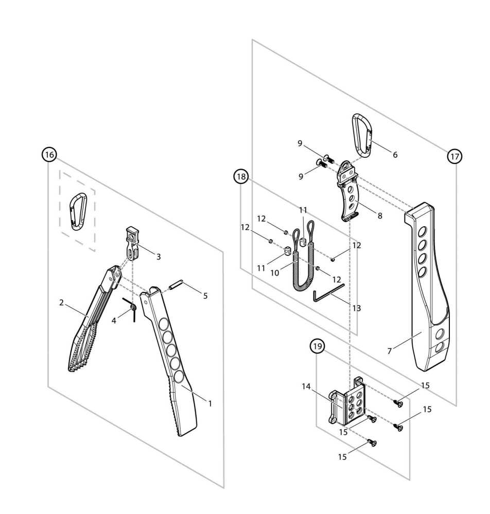 乐天商城 - 【部品】 ボディー BK (39755) パーツNo.14 [第一精工 ワニグリップミニMC+ホルスター ブラック]