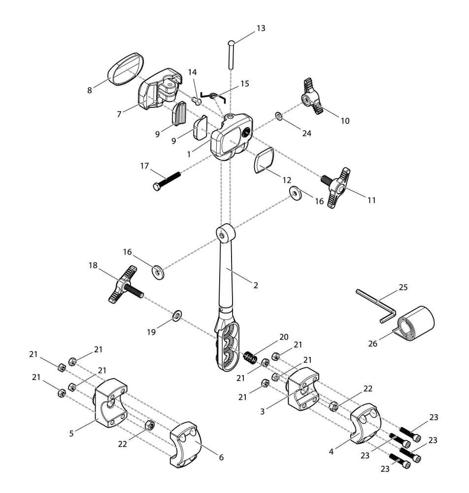 【部品】 反射板 (39881) パーツNo.8 [第一精工 かさキャッチNO.6 ブラウン]