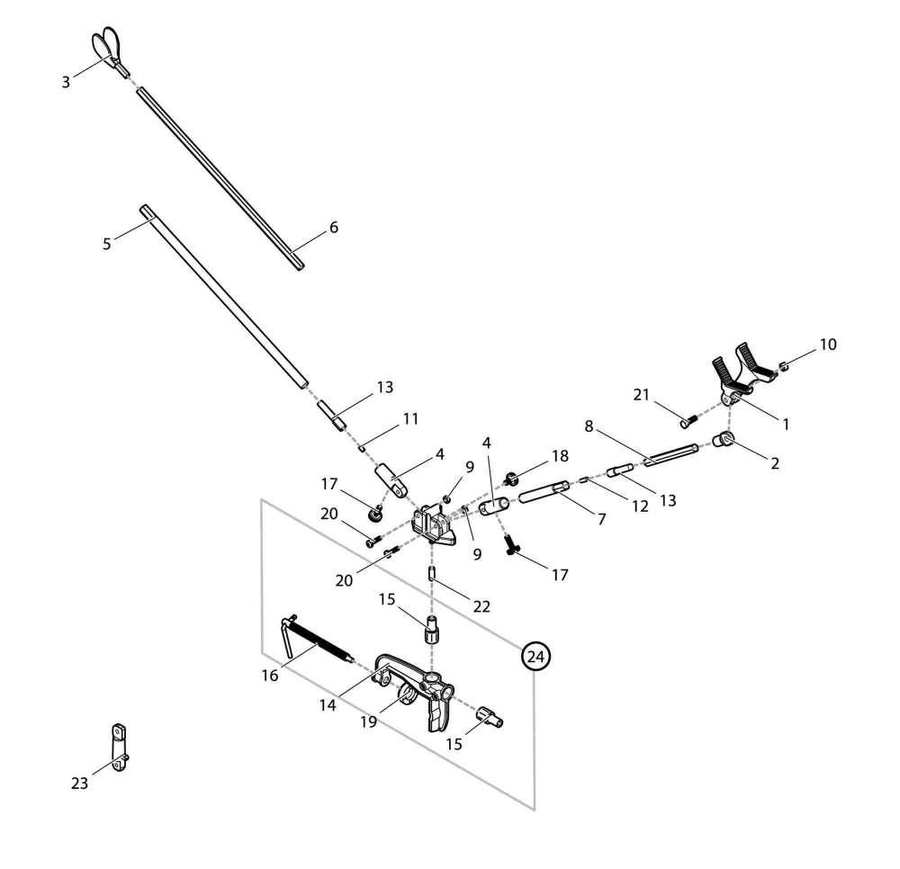 【部品】 クランプパーツ (19106) パーツNo.15 [第一精工 センター竿受7号]