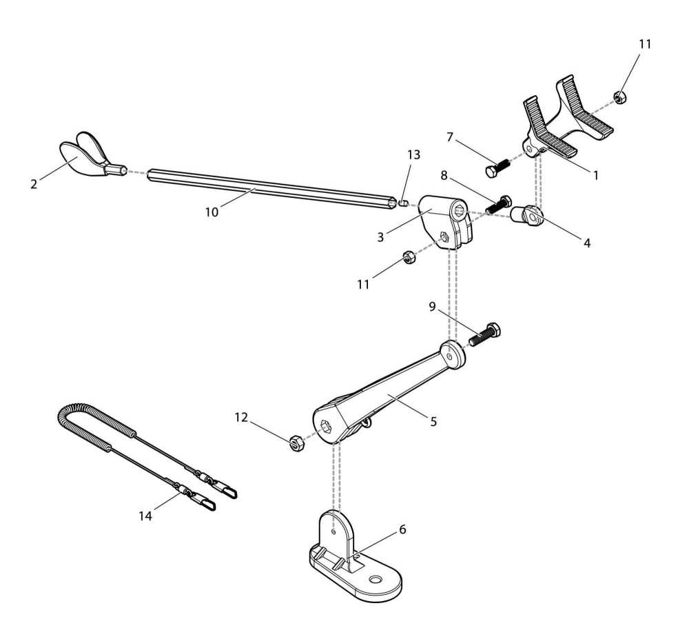 Rakuten - 【部品】 コイル巻尻手ロープ No．46－0 (04050) パーツNo.14 [第一精工 センター竿受5号]